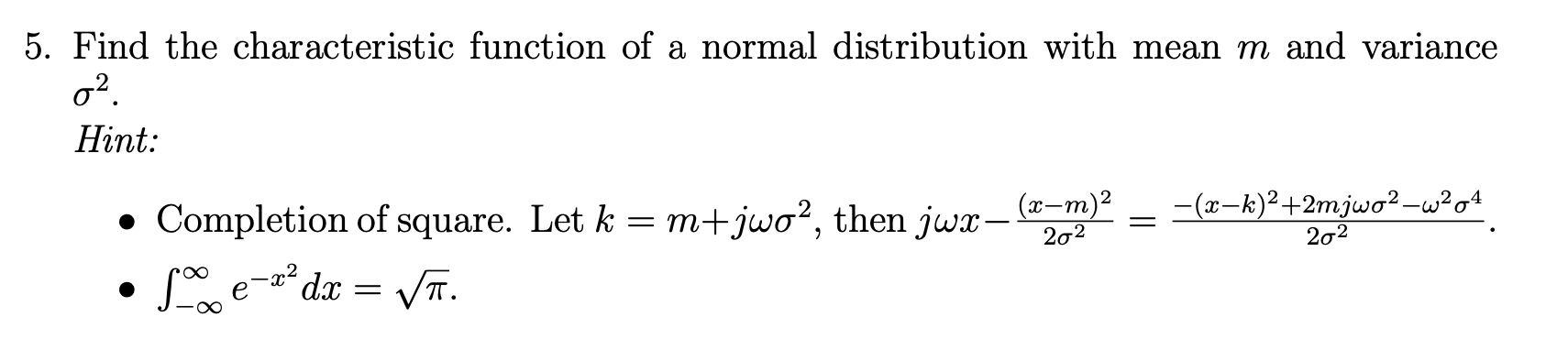 solved-find-the-characteristic-function-of-a-normal-chegg