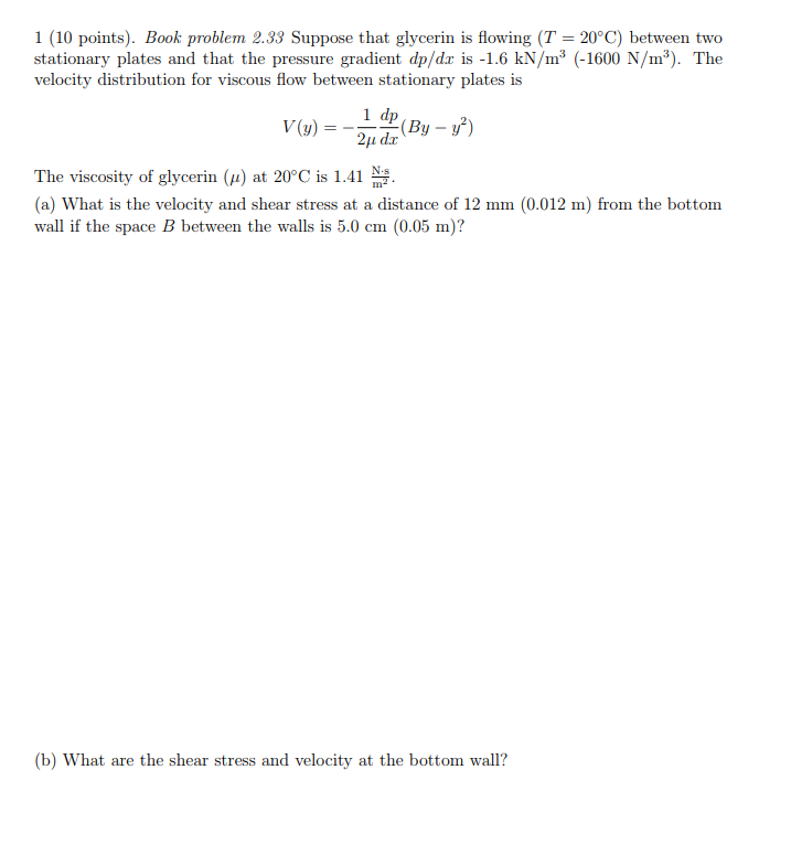 Solved 1 (10 points). Book problem 2.33 Suppose that | Chegg.com
