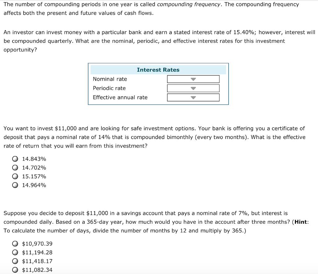 solved-the-number-of-compounding-periods-in-one-year-is-chegg