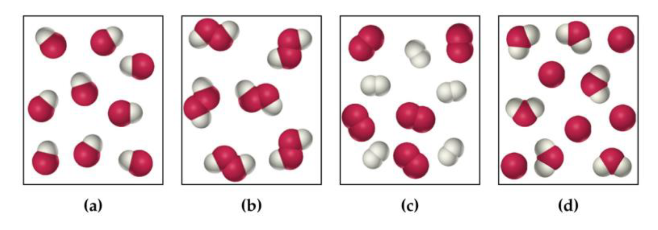 Solved Which of the following atomic level drawings | Chegg.com