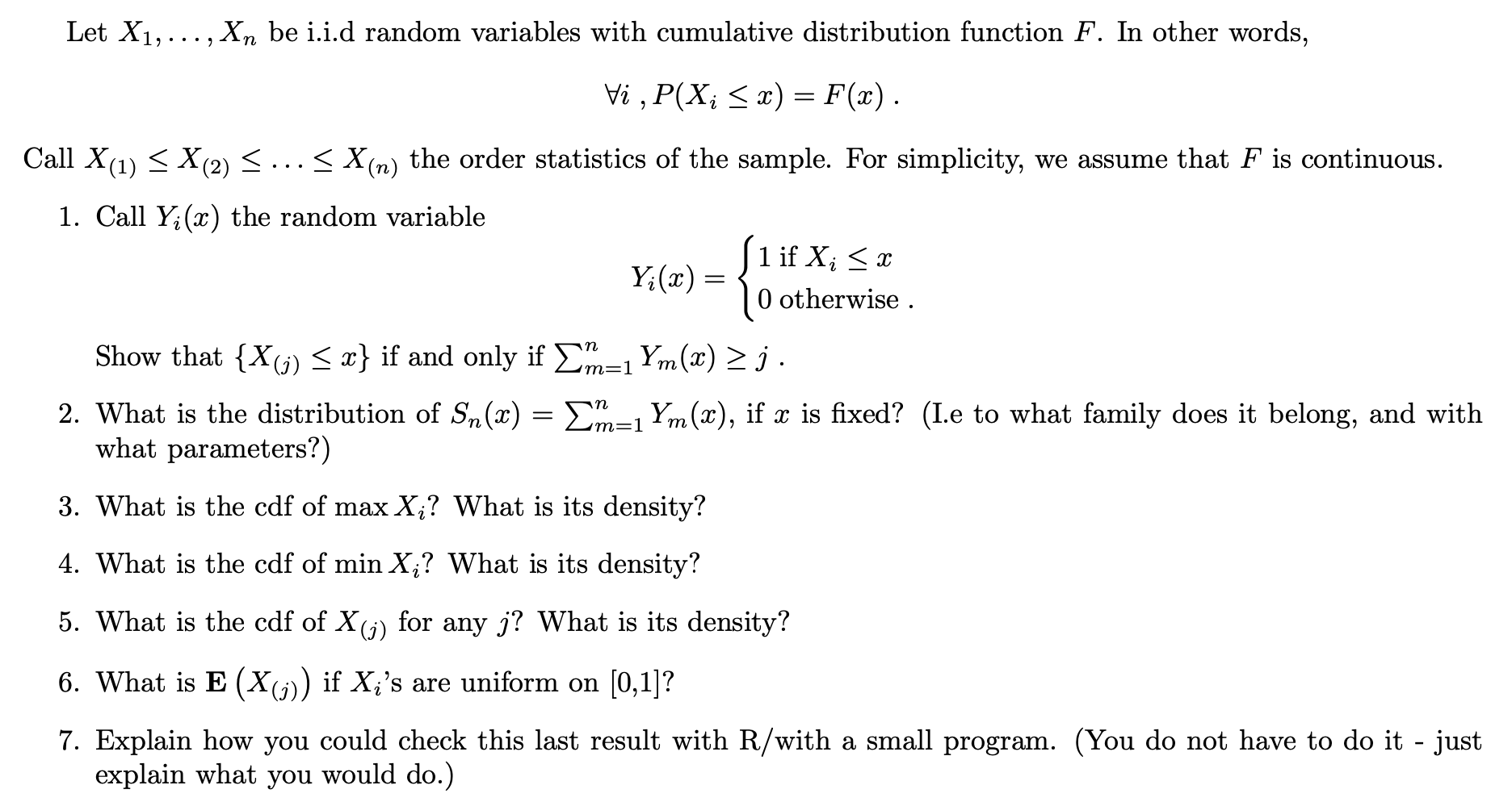 Let X1 Be I I D Random Variables With Cum Chegg Com