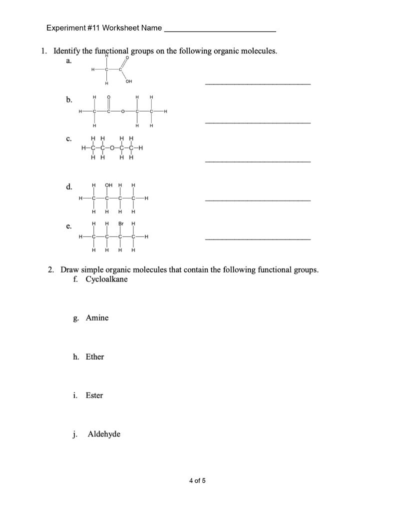 Solved Experiment #11 Worksheet Name Experiment #11 The | Chegg.com