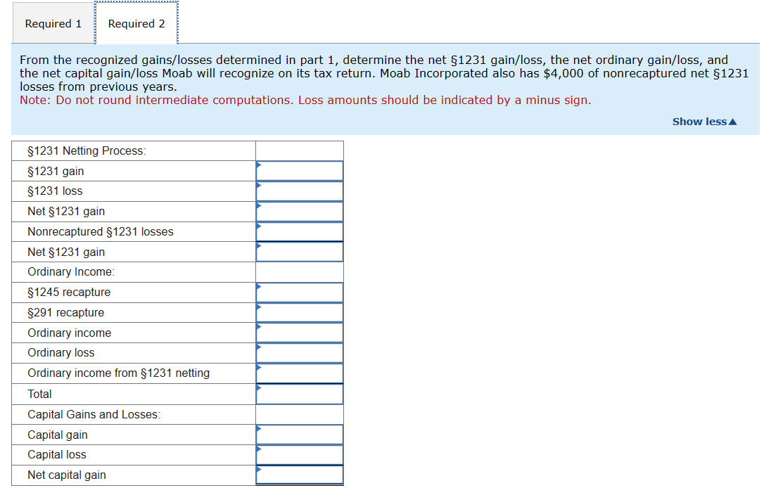 Solved Moab Incorporated manufactures and distributes | Chegg.com