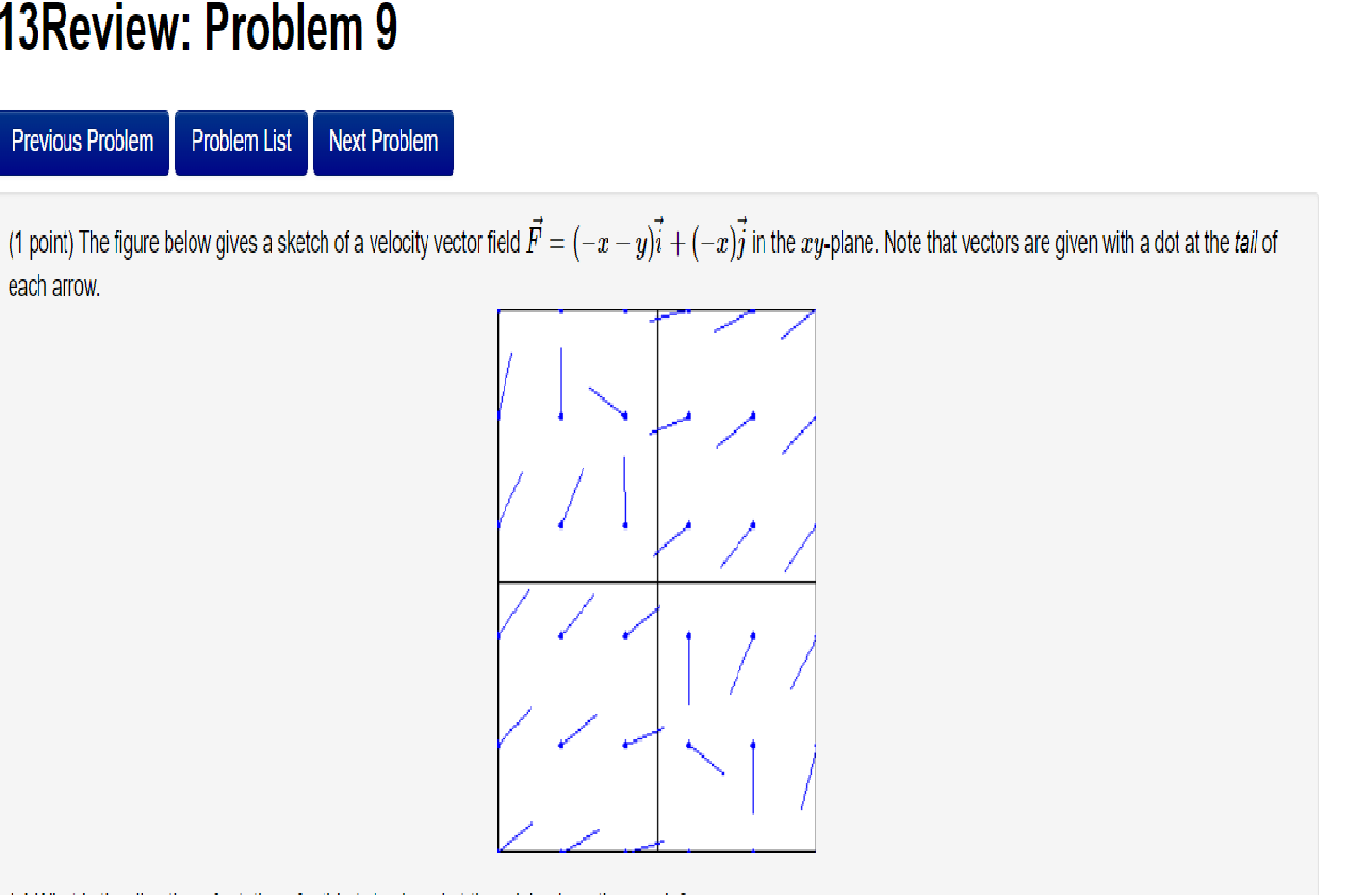 Solved 13 Review: Problem 9 Previous Problem Problem List | Chegg.com