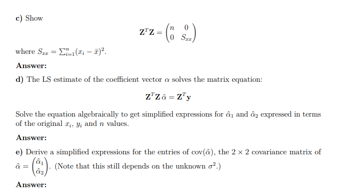 Problem 1 In This Problem We Have Data Of The Form Chegg Com