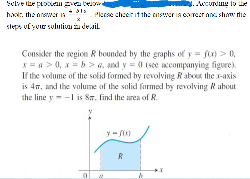 Solved Solve The Problem Given Below According To The 4-b+a | Chegg.com