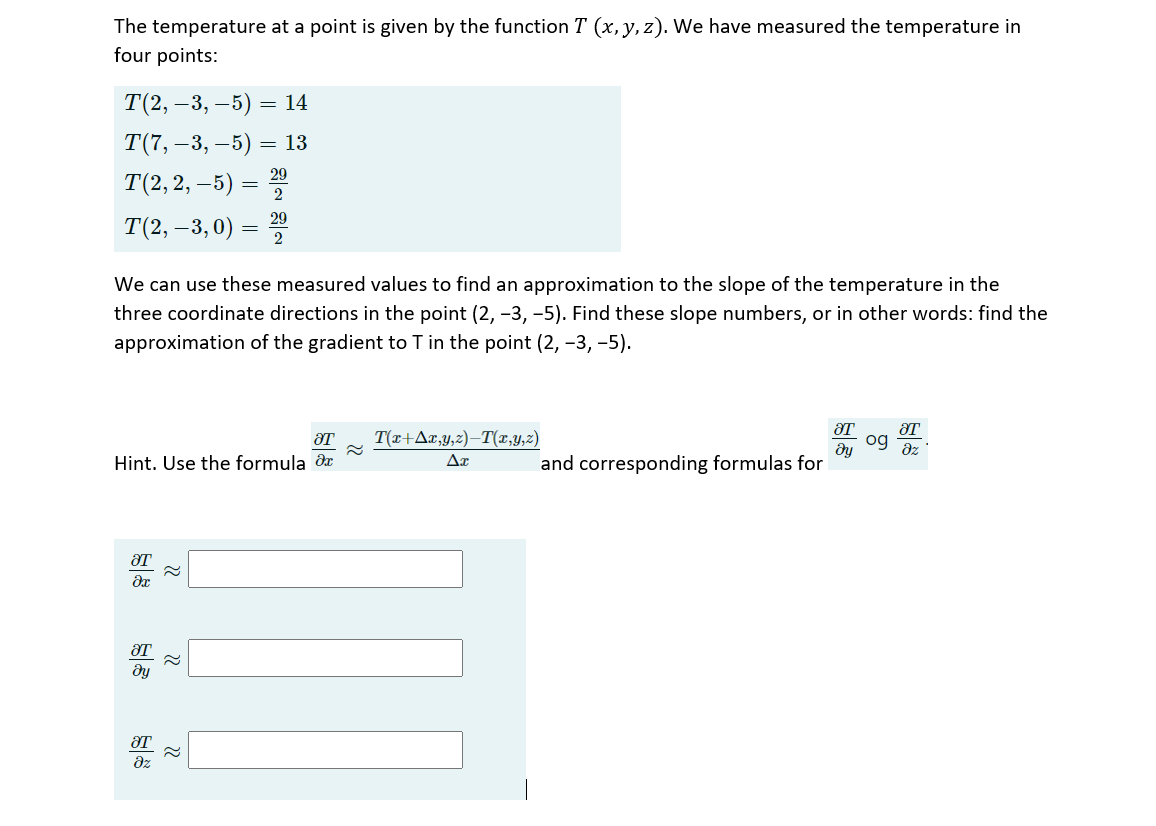 Solved The temperature at a point is given by the function T | Chegg.com