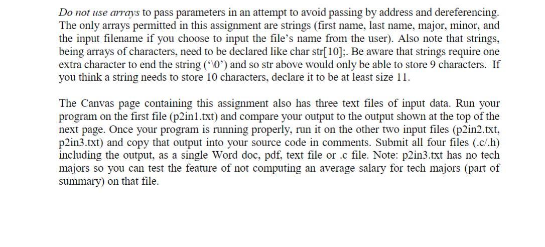 Solved This assignment will test your ability to write a C | Chegg.com