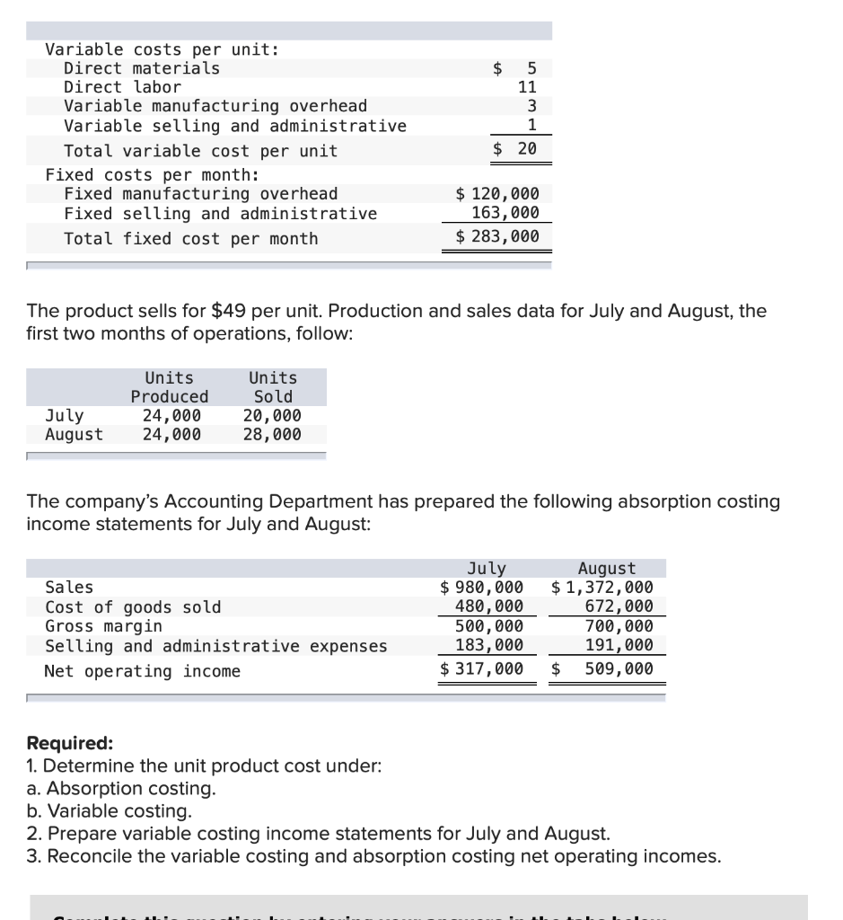 Is Direct Labor Variable Cost