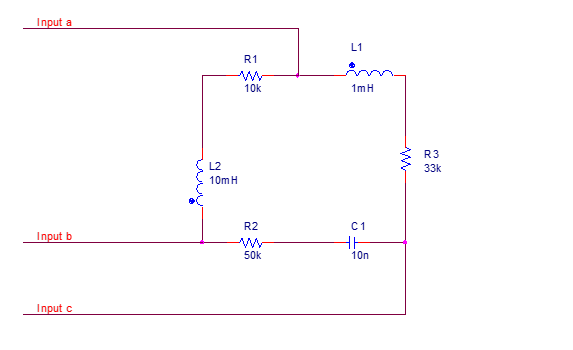 Solved For the circuit below at a frequency of 50 kHz, | Chegg.com