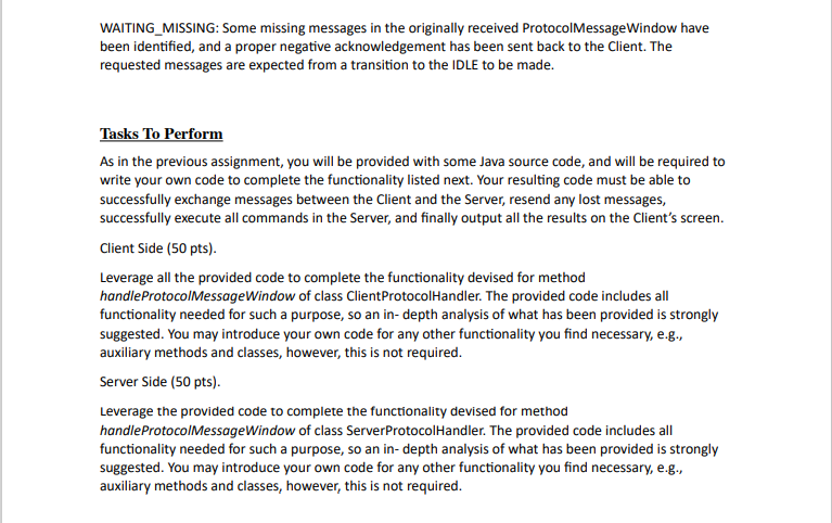 This question requires the use of 9 prewritten java | Chegg.com