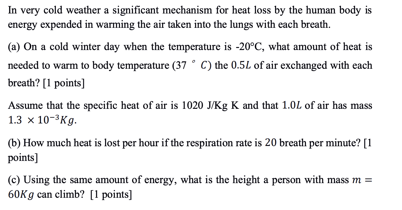 What effect does extreme cold have on the human body?