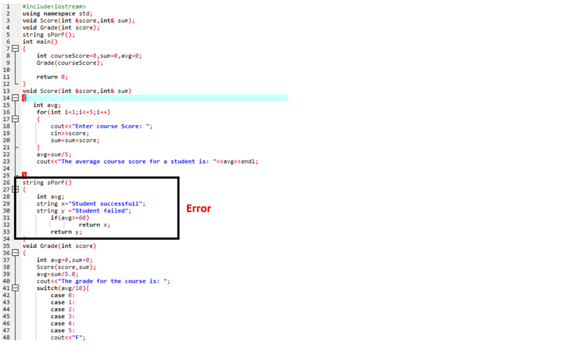 Solved This c++ program for calculates the average of five | Chegg.com