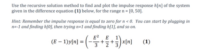 Matlab question: Recursive solution method to find | Chegg.com