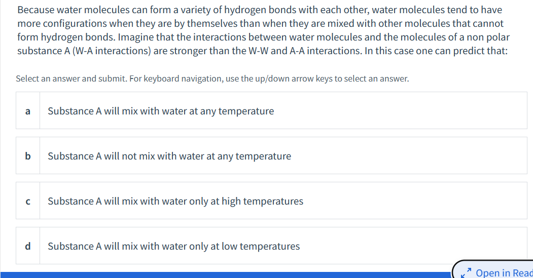 Temperatures and mixing interactions