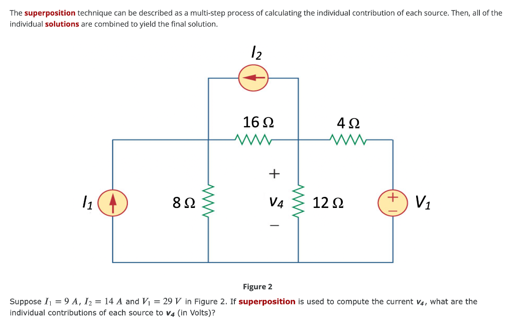 Solved The superposition technique can be described as a | Chegg.com