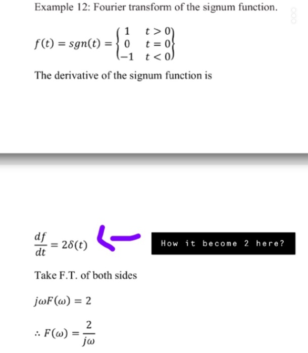 Show That The Signum Function F R To R