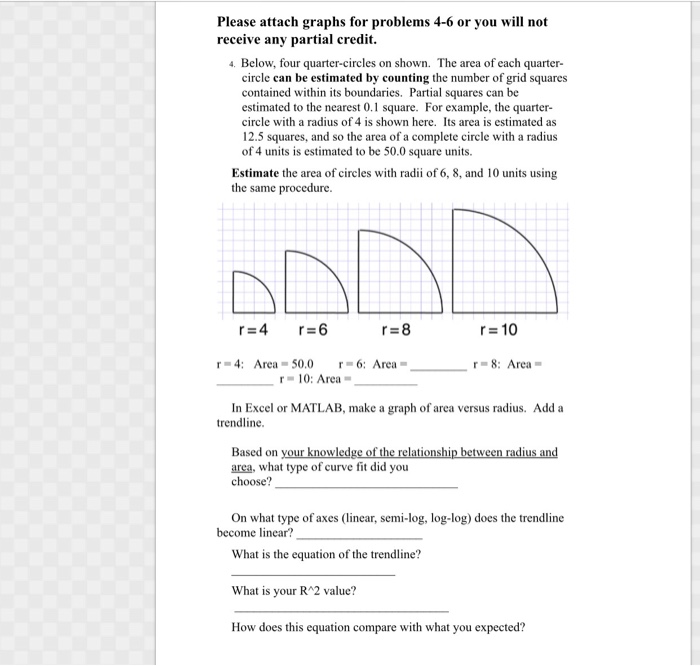 Solved Below, four quartercircles on shown. The area of