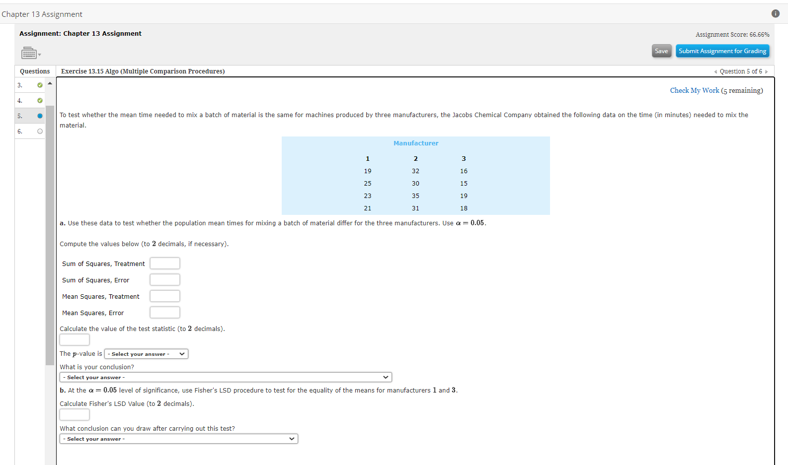 assignment matching exercise 23.01