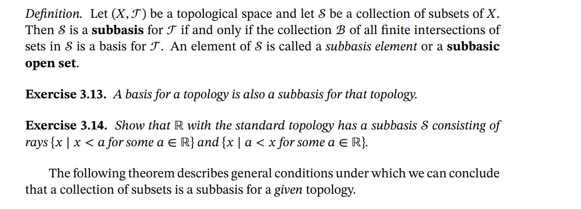 Solved Definition. Let (X,T) be a topological space and let | Chegg.com