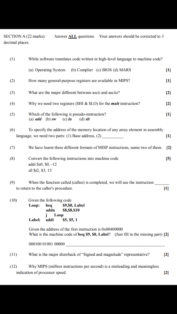 Solved Answer ALL questions. Your answers should be | Chegg.com