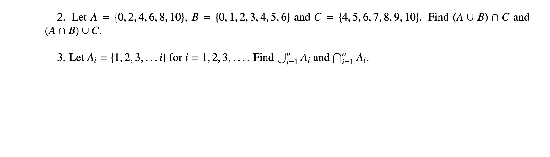 Solved 2. Let A={0,2,4,6,8,10},B={0,1,2,3,4,5,6} And | Chegg.com