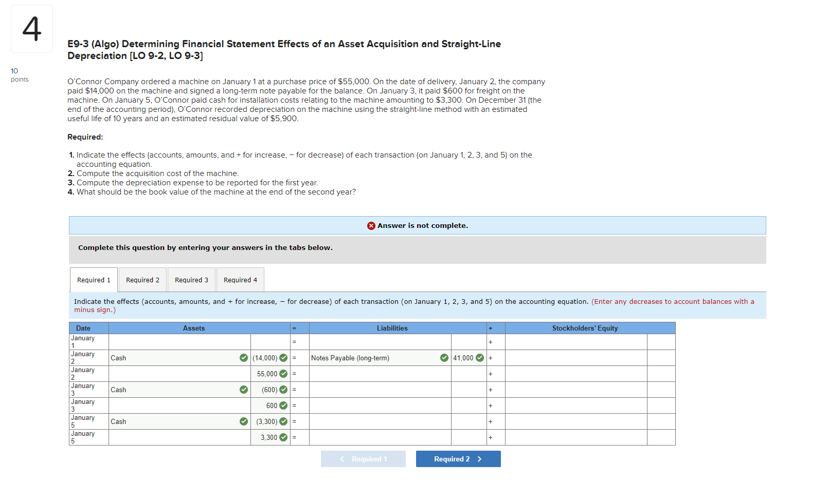 Solved E9-3 (Algo) Determining Financial Statement Effects | Chegg.com