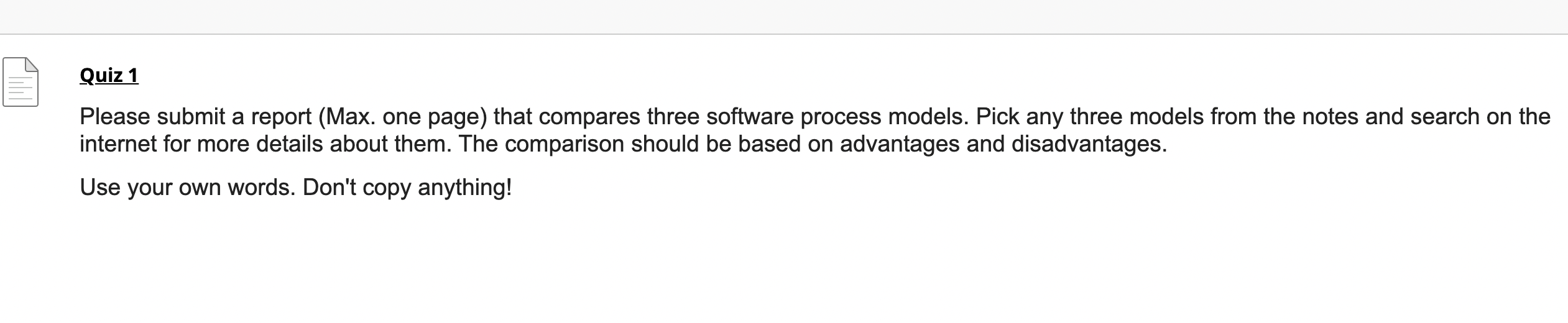 Solved some of the software models Waterfall Model, V | Chegg.com