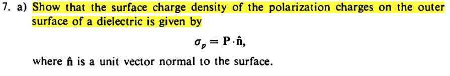 Solved Show that the surface charge density of the | Chegg.com
