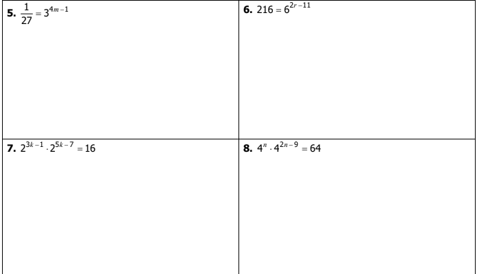 Solved Solve each equation using a common base (SHOW WORK | Chegg.com
