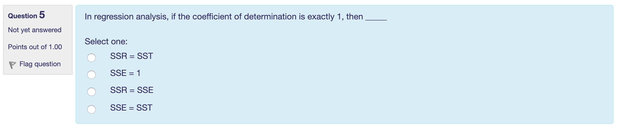 Solved Question 1 Percentage of the variation in the | Chegg.com