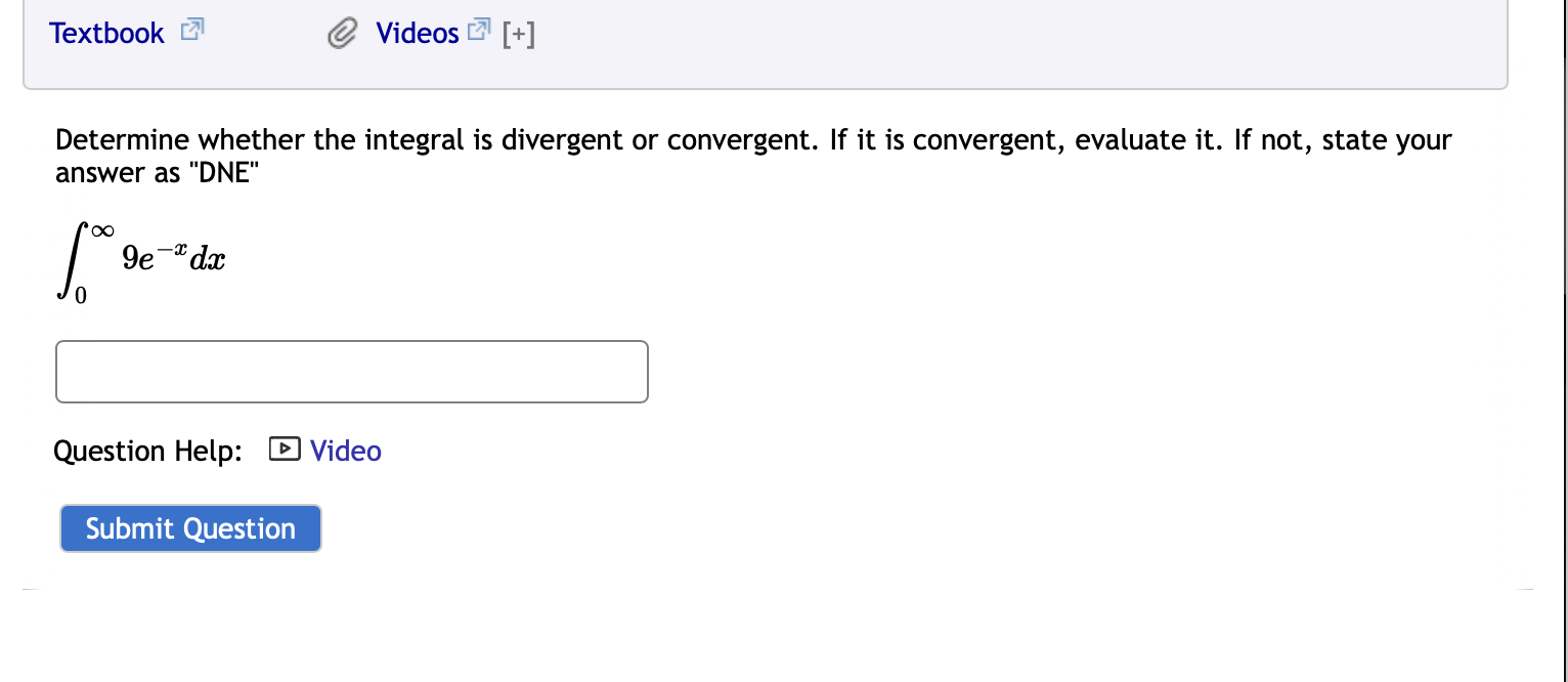 Solved Determine whether the integral is divergent or | Chegg.com