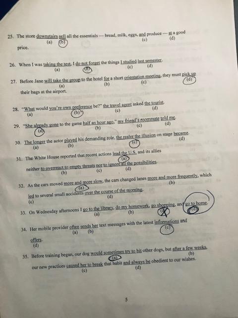 Solved English Test Version Multiple Choice (45 questions) | Chegg.com