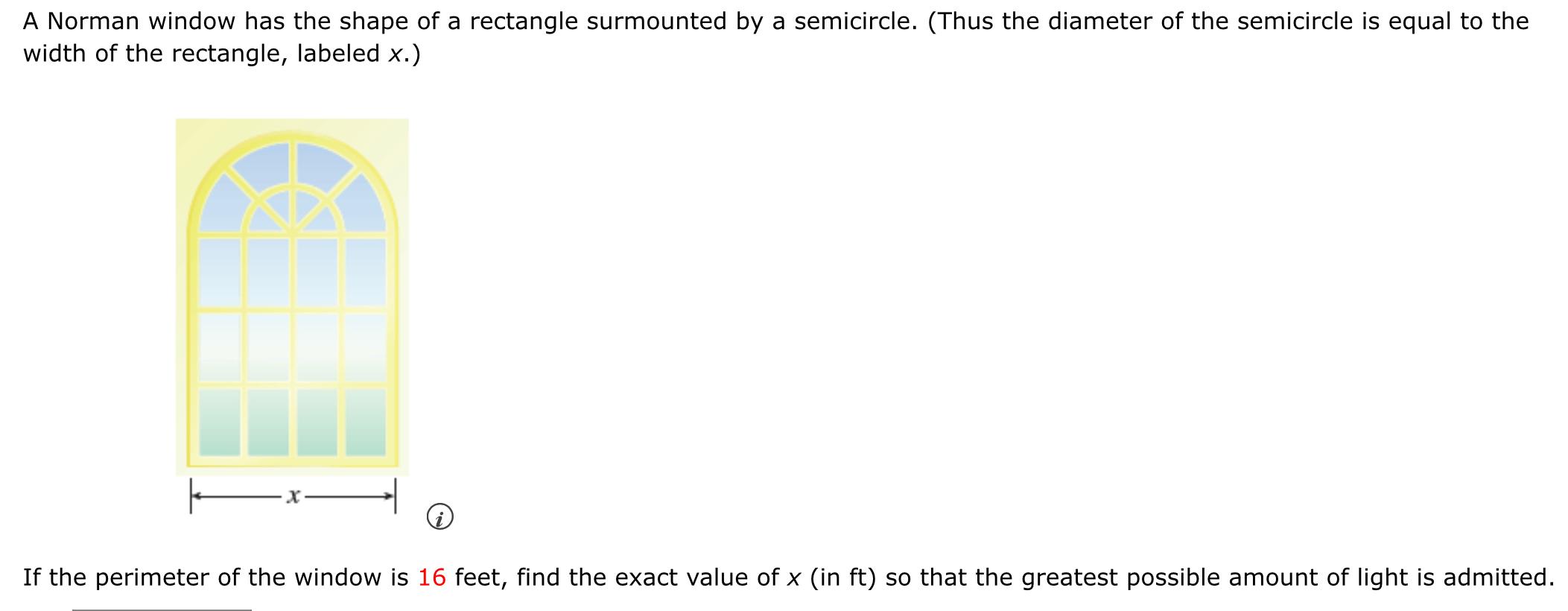 solved-a-norman-window-has-the-shape-of-a-rectangle-chegg