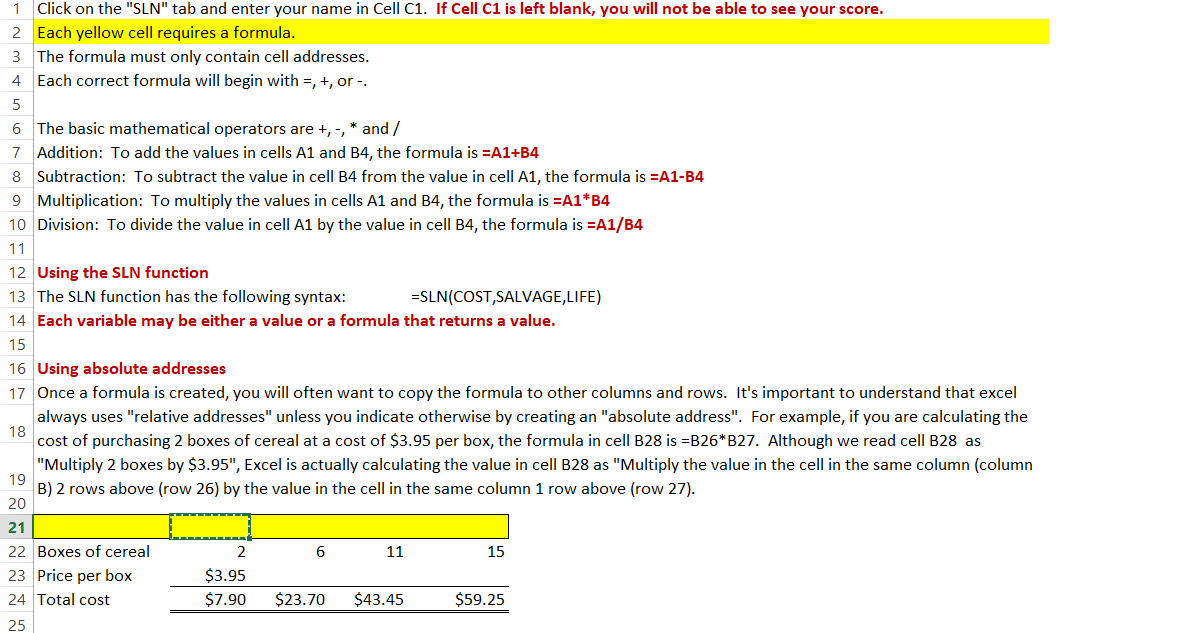Solved 1 Click on the 