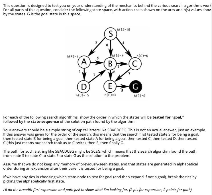 Solved This question is designed to test you on your | Chegg.com