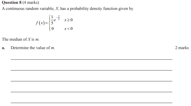 Solved Question 7 (4 marks) A student performs an experiment | Chegg.com