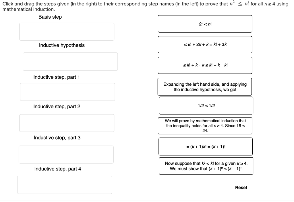 Solved Click And Drag The Steps Given In The Right To Their Chegg Com