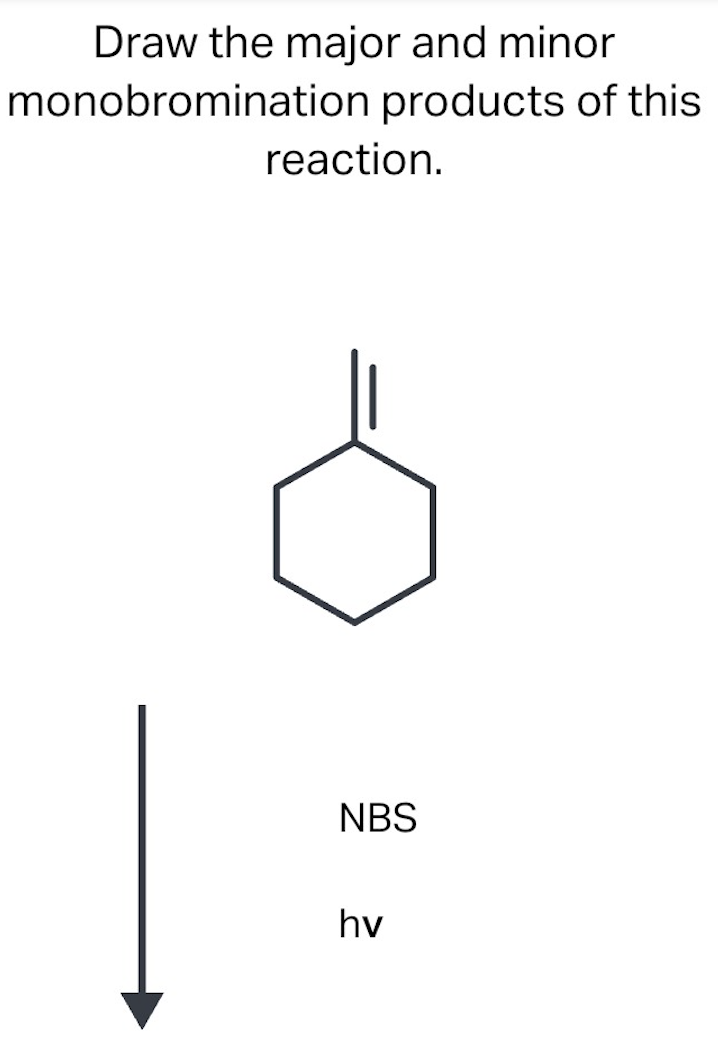 Solved Please Show Both Major And Minor Products Draw Chegg Com