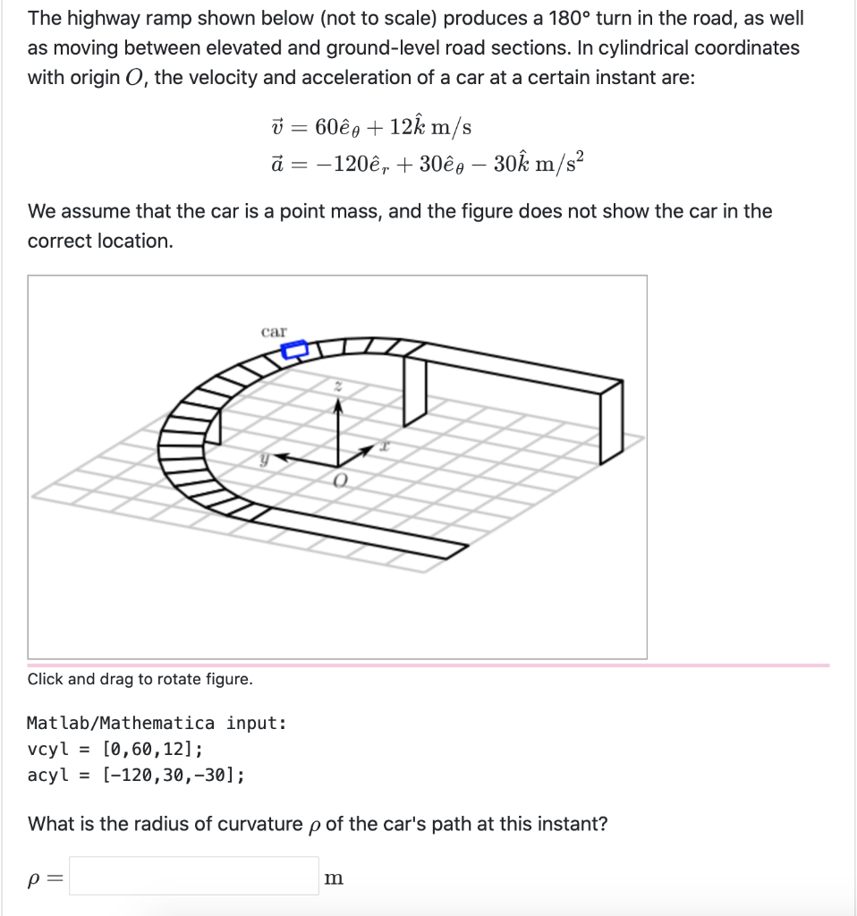 Solved The Highway Ramp Shown Below Not To Scale Produc Chegg Com