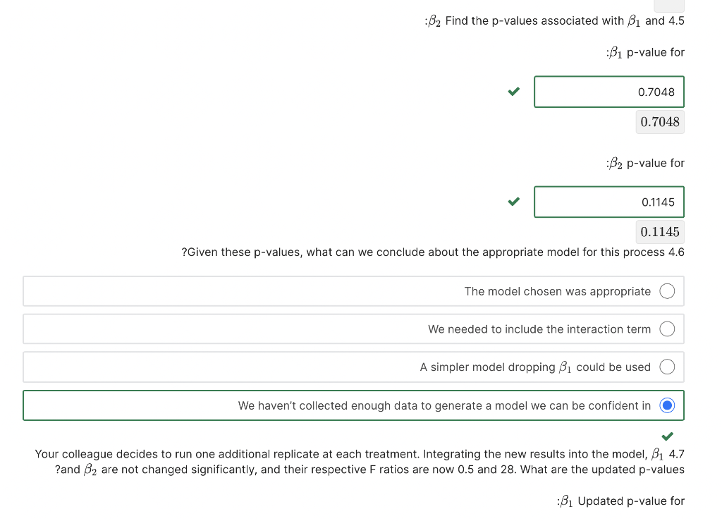 Solved A two factor two-level full factorial experiment has | Chegg.com