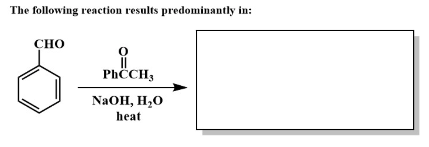 Solved The product for the following reaction is: CHO 1) | Chegg.com