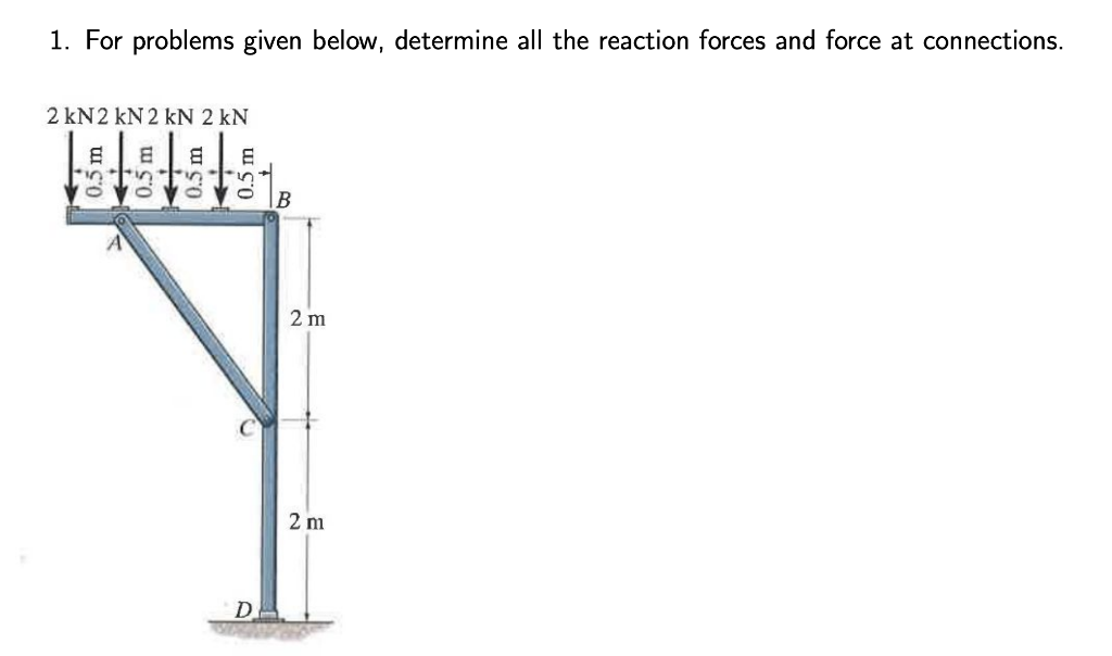 Solved 1. For problems given below, determine all the | Chegg.com