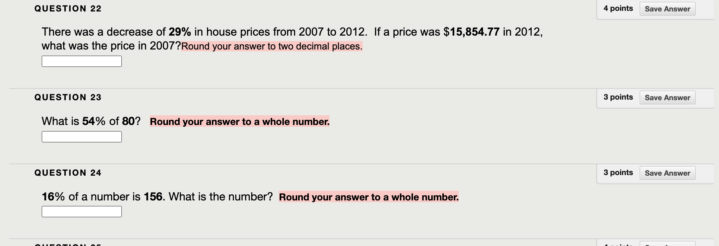 Solved QUESTION 22 4 points Save Answer There was a decrease | Chegg.com