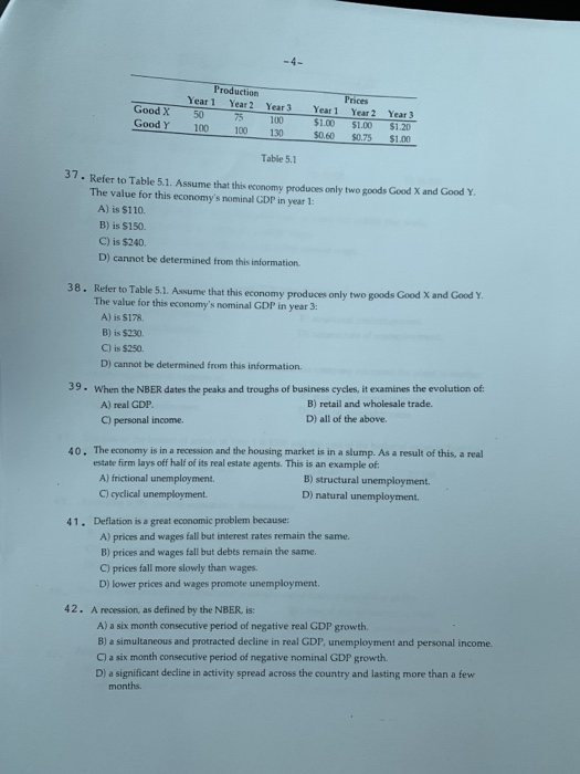 Solved Production Year1 Year 2 Year 3 Year1 Year 2 Year Good | Chegg.com