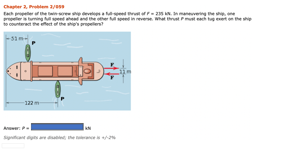 Solved Chapter 2, Problem 2/059 Each propeller of the | Chegg.com