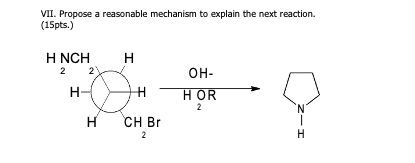 Solved VII. Propose A Reasonable Mechanism To Explain The | Chegg.com