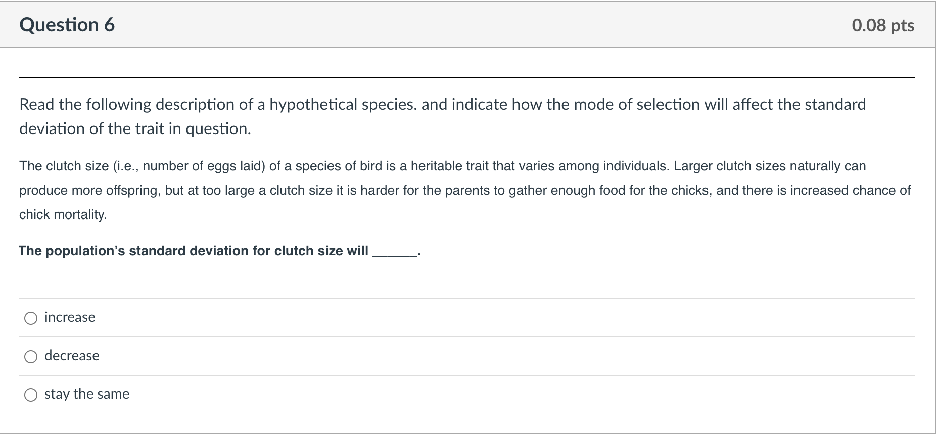 Solved Read the following description of a hypothetical | Chegg.com