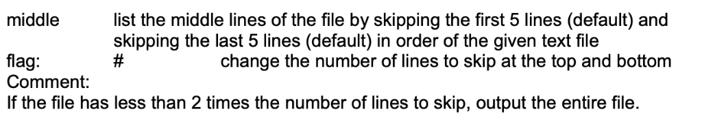 Solved Find middle of File using PYTHON: This is the prompt | Chegg.com