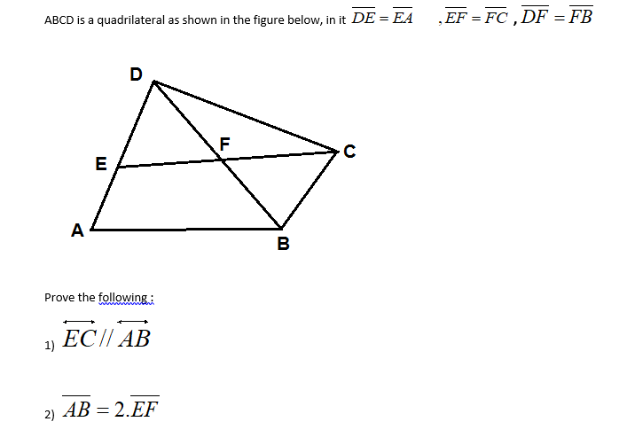 Solved ABCD is a quadrilateral as shown in the figure below, | Chegg.com